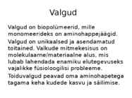 Toiduainete keemia #3