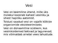 Toiduainete keemia #7