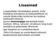 Toiduainete keemia #8