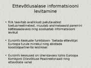 Ettevõtluspoliitika toetamiseks rakendatavad meetmed #13