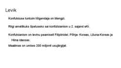Konfutsianism #2