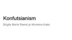 Konfutsianism