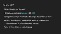 Richard Lõvisüda #2