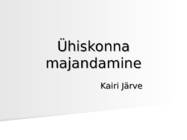 Ühiskonna majandamine
