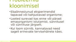 Geenitehnoloogia rakendamisega kaasnevad probleemid #5