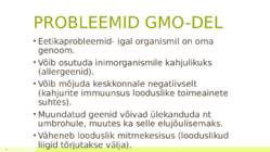 Geenitehnoloogia rakendamisega kaasnevad probleemid #6