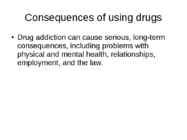 Drug addiction presentation #3