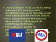RIIGINÕUETE SISSENÕUDMINE TÄITEMENETLUSES #7