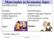 Õiguse valdkonnad #11