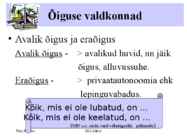 Õiguse valdkonnad #12