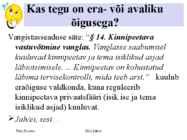 Õiguse valdkonnad #15