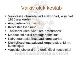 Autoritaarne-Eesti #4