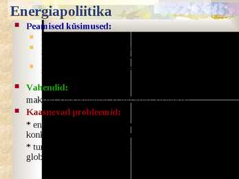 Energiamajandus #11
