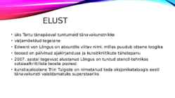 Edward von lõngus Eesti kunstnik #3