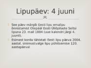 Eesti lipupäevad #14