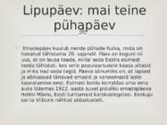 Eesti lipupäevad #9