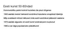 Kunstid ENVS-s #2