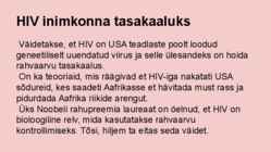 Vandenõuteooriad-HIV #3