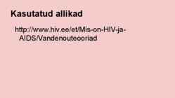 Vandenõuteooriad-HIV #6
