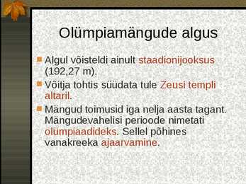Antiikolümpia #4