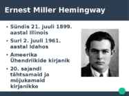 Ernest Hemingway #2