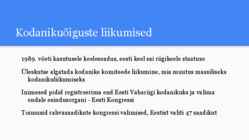 Ühiskondlikud liikumised ja ideoloogiad läbi 20 sajandi #11
