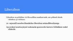 Ühiskondlikud liikumised ja ideoloogiad läbi 20 sajandi #17