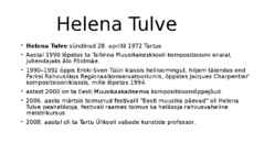 Helena Tulve