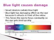 Harmful effects on the eye caused by smart devices English presentation #3