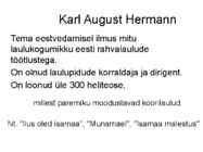Rahvuslik ärkamisaeg #8