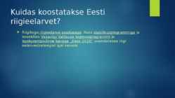 Eesti riigi eelarve #2