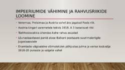 Esimese maailmasõja tagajärjed #3