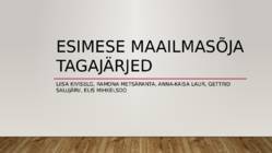 Esimese maailmasõja tagajärjed