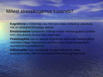 Stressiga toimetulek #3