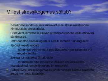 Stressiga toimetulek #4