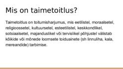 Taimetoitluse esitlus #2