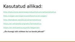 Taimetoitluse esitlus #16