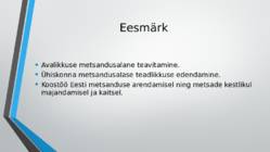 Eesti Metsaselts #3