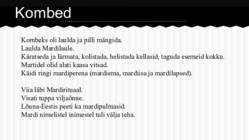 Mardi- ja kadripäev #4