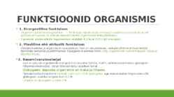 BIOKEEMIA-II osa - Orgaanilised ained #35