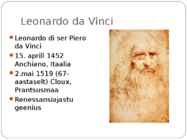 Leonardo da Vinci esitlus #2