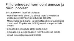 Rasestumisvastased hormoonpreparaadid #6
