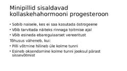 Rasestumisvastased hormoonpreparaadid #8