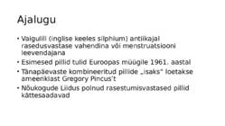 Rasestumisvastased hormoonpreparaadid #9