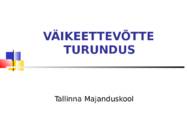 Väikeettevõtte turundus