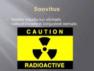 Radioaktiivse kiirguse mõju inimorganismile #13