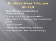Radioaktiivse kiirguse mõju inimorganismile #6