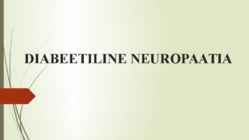 Diabeetiline neuropaatia