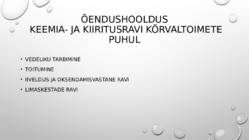 KEEMIA JA KIIRITUSRAVIGA ESINEV ANOREKSIA ehk isutus #5