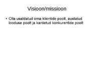 Majandus ettevõtte tutvustus #4